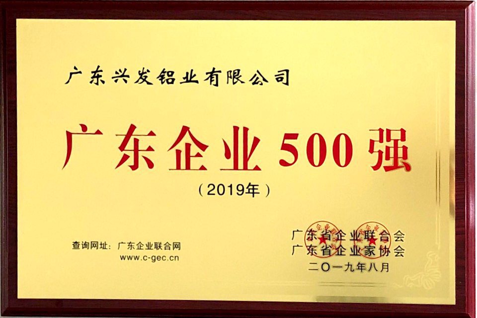 2019广东企业500强