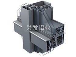 兴发挂钩式幕墙明框中空玻璃幕墙（国家专利产品）